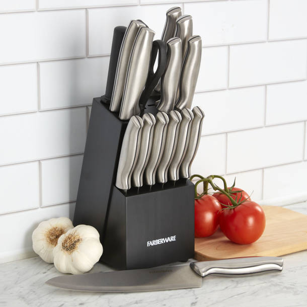 Gibson Oster 14 Piece Stainless Steel Knife Block Set Wayfair